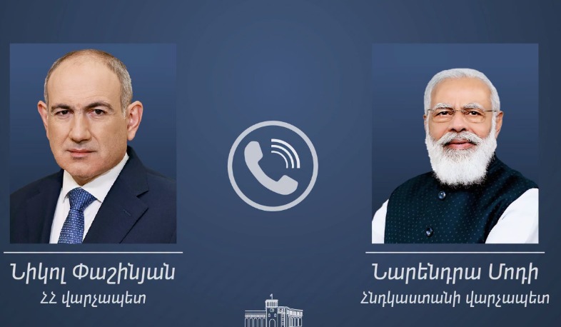 Никол Пашинян и Нарендра Моди на встрече, Армения, выборы