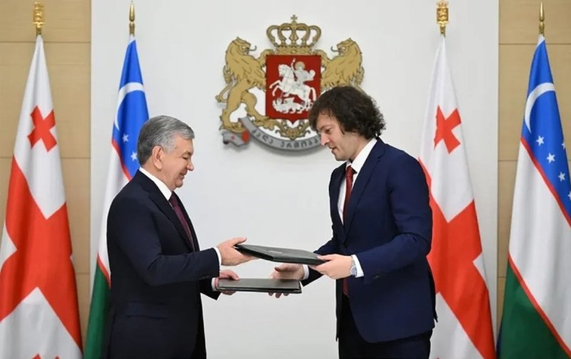 Встреча премьер-министра Грузии и президента Узбекистана в Тбилиси