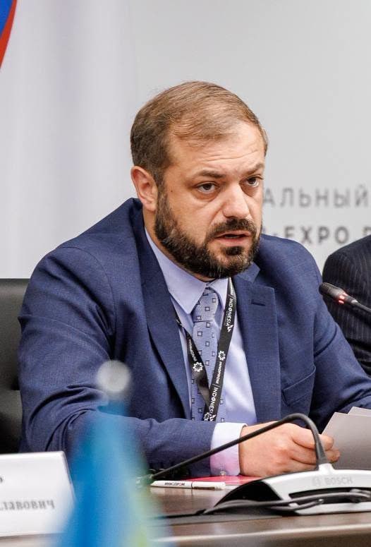 Министр экономики Армении Геворг Папоян на сессии Совета ЕАЭС в Екатеринбурге