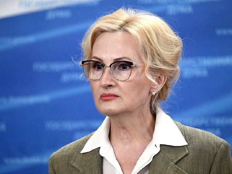 Ирина Яровая на заседании Госдумы