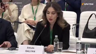 Министр юстиции Армении Србуи Галян на Санкт-Петербургском юридическом форуме
