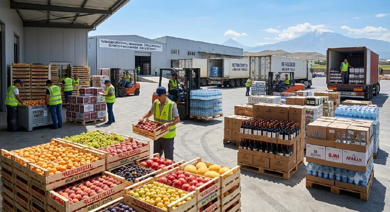 Заседание правительства Армении, на котором принято решение о субсидиях экспорта рыбы и фруктов, Армавир