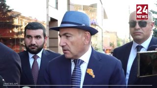 Никол Пашинян на брифинге говорит о будущем Алена Симоняна, Армения