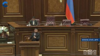 Зал заседаний Национального собрания Армавира, депутаты обсуждают закон об избирательных взятках